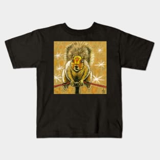 Luchador Squirrel Kids T-Shirt